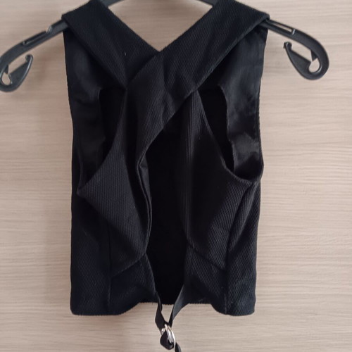 Women's blouse top black used, sizes S and M