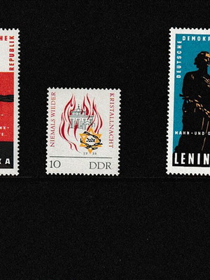 DDR σειρά γραμματοσήμων 1965-Μνημεία καινούργια