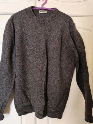 Men's blouse used, gray, size L