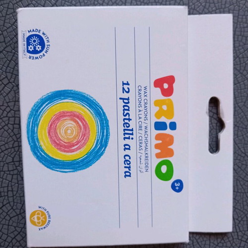 Wax crayons new, 12 colors for ages 3+