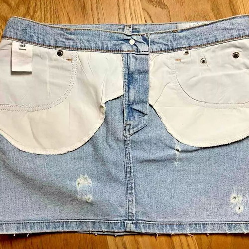Vintage Blugirl Mini Denim Skirt used, size S