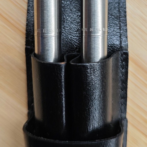 Parker Flighter Duo vintage pen and mechanical pencil set 1993 with leather case