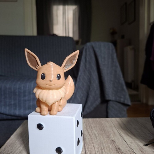 Eevee Pokémon figure handmade and hand-painted, new