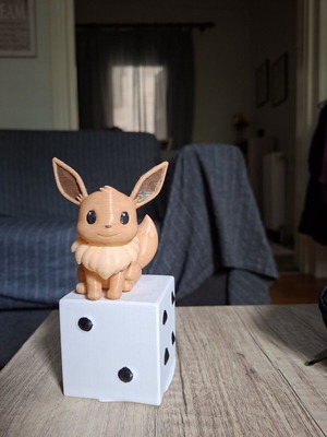 Eevee Pokémon figure handmade and hand-painted, new