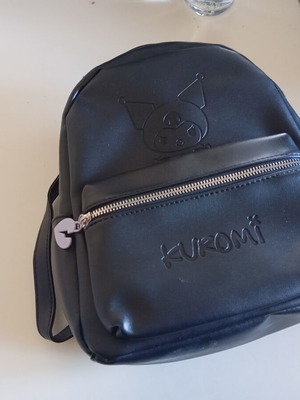 Kuromi children's backpack black like new
