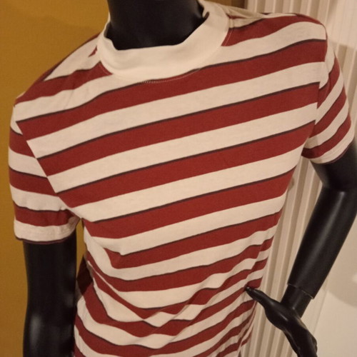 Zara striped T-shirt size S 100% cotton new, thin