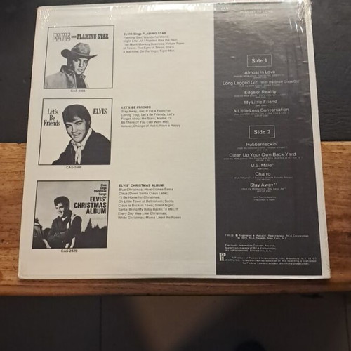 Elvis Almost In Love vinyl record used