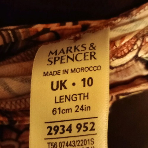 Vintage skirt Marks & Spencer pink like new, size 10