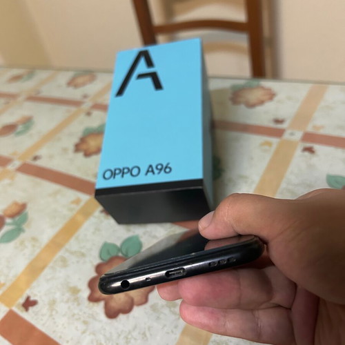 Oppo A96 smartphone like new, 128GB, Dual SIM, black