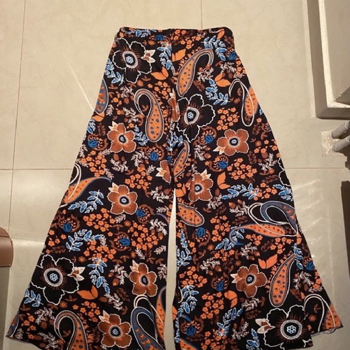 Hippie multicolor floral palazzo pants size small-medium