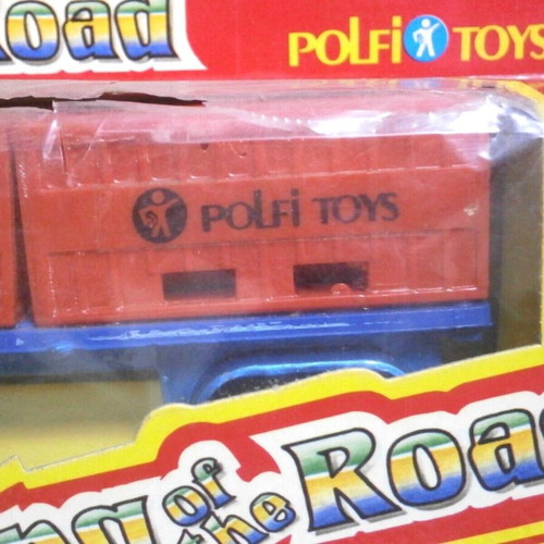 King of the Road Polfi Toys blue vintage metal truck new with box Greek