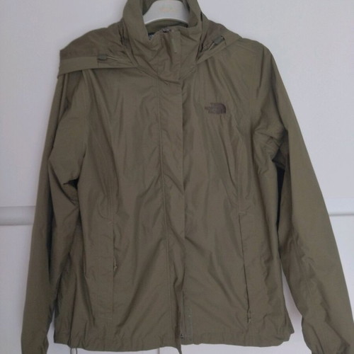 The North Face women's windbreaker jacket like new, khaki, size L
