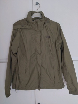 The North Face women's windbreaker jacket like new, khaki, size L