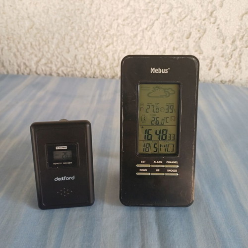 Dexford WS2200 Clock Weather Station used with outdoor sensor