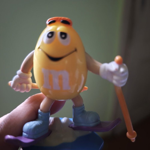 M&Ms Yellow Character Vintage Figure Used