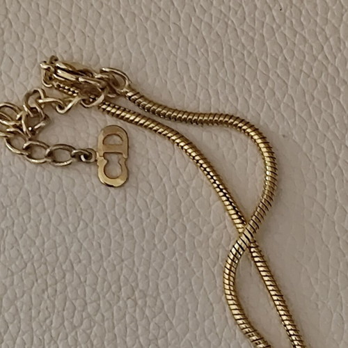 Dior DIO(R) Evolution Gold Plated Necklace like new