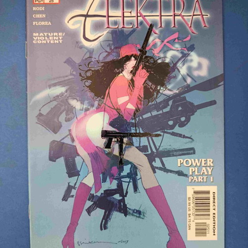 Elektra 25 comic book used, English