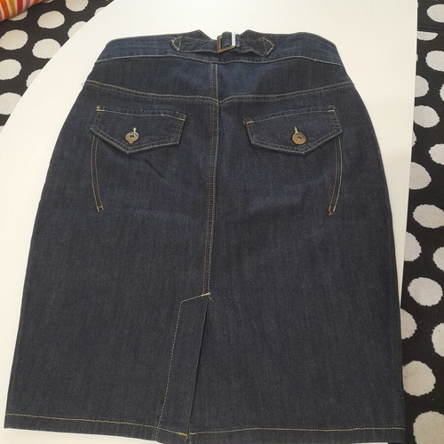 Raxevsky denim skirt slim straight like new, size S