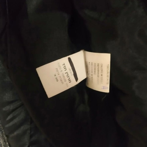 French jacket dark gray with black new, size 38