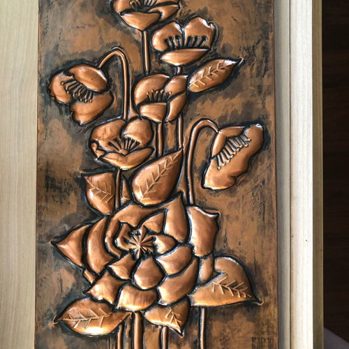 Authentic Handmade 3D Chalcography 22.5x42 cm Like New