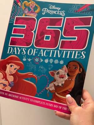 Disney Princess 365 days of activities used, English