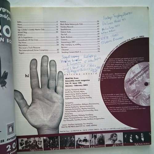 Fractal Press Fanzine #130 2002 used, alternative rock