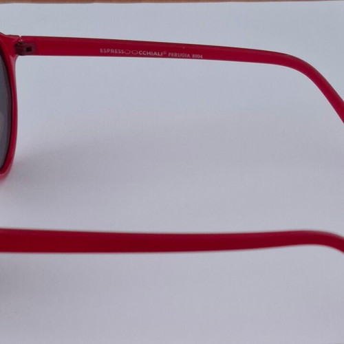 Round red sunglasses S/M unisex vintage style like new