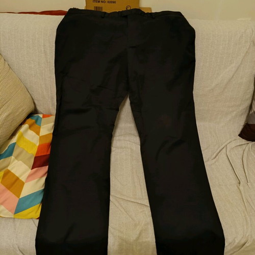 Oodji suit set black like new, jacket size 46, trousers 48