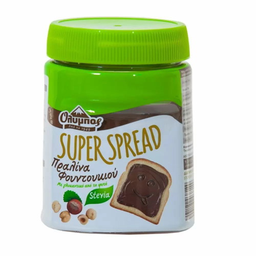 Superspread Olympos Pralina with Stevia 350gr new