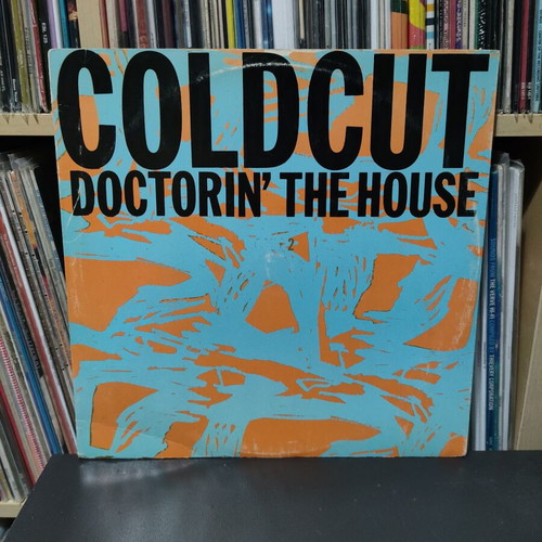Coldcut Doctorin' The House 12" vinyl record used, electronic