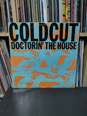 Coldcut Doctorin' The House 12" vinyl record used, electronic