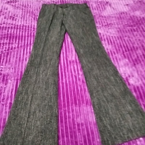 Gray bell-bottom pants new, size 25, xs
