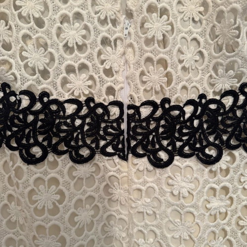 BSB dress used, size 42, black and white