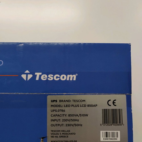 Tescom UPS Leo Plus LCD new