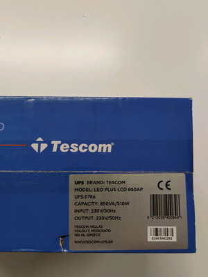 Tescom UPS Leo Plus LCD new