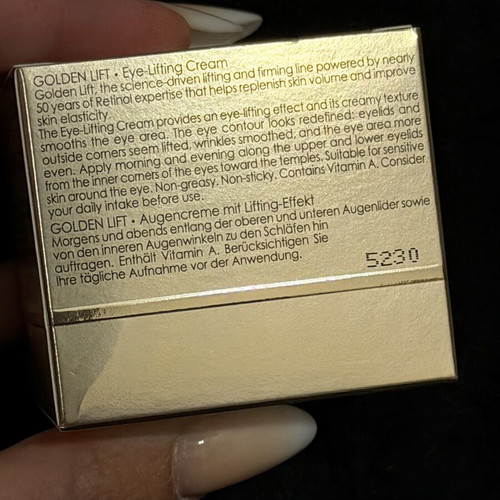 Lancaster Golden Lift Eye-Lifting Cream 15ml new, sealed