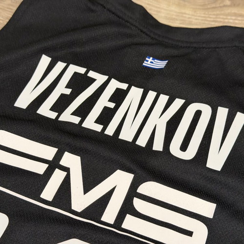 Olympiacos Basketball Jersey Sasha Venzekov 2022-23 Third Kit Medium New
