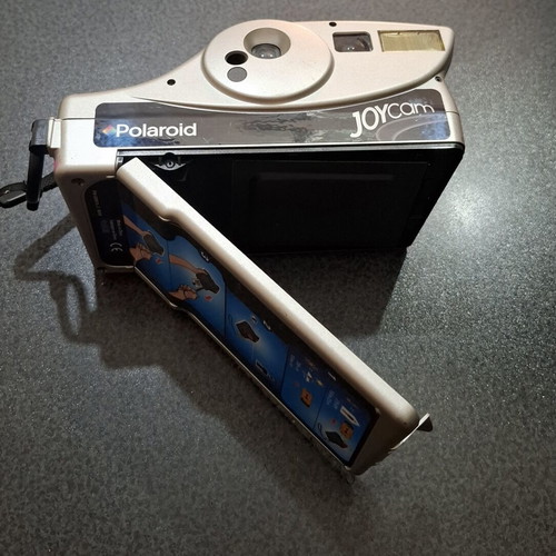 Polaroid JoyCam 500 vintage instant camera 1999 silver edition like new