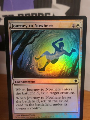 Journey to Nowhere Magic the Gathering foil like new