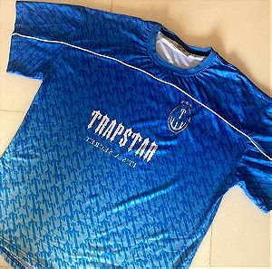 TRAPSTAR baby blue football jersey