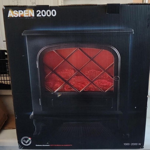 Aspen 2000 Air Heater with Flame Effect, Like New