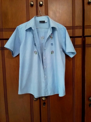 Cotton shirt Fascination Casuals like new, blue, size S to XL