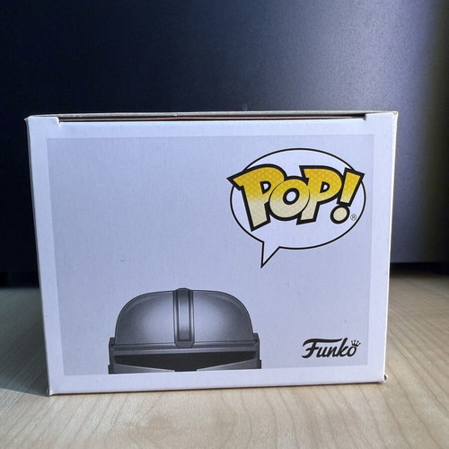 Funko Pop Star Wars The Mandalorian Metallic Amazon Exclusive 345 mint