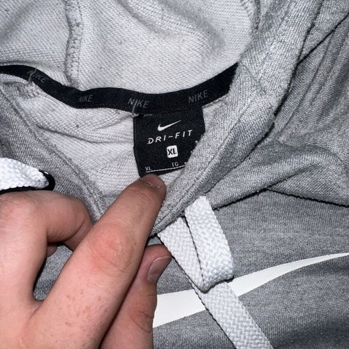 Nike Dri-Fit grey hoodie XL