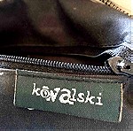  Αυθεντική KOWALSKI δερμάτινη τσάντα με vintage εφέ