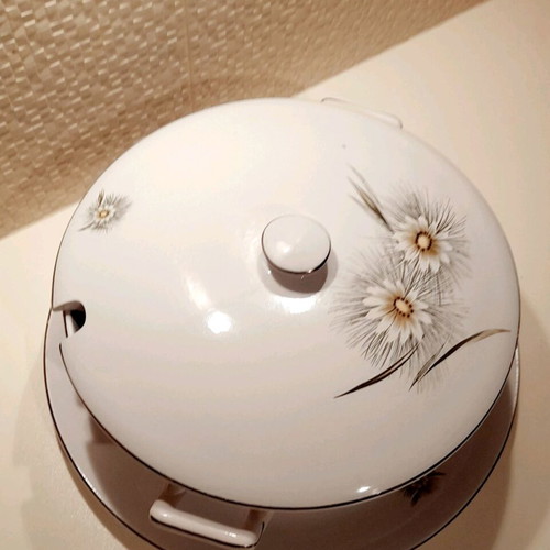 Keramikos vintage serving set with daisy design new