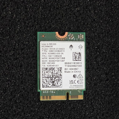 Intel BE200 Wi-Fi 7 M.2 2230 Network Card Bluetooth 5.4 new