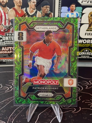 Panini Prizm Monopoly FIFA World Cup Patrick Kluivert Green #72 σαν καινούργιο