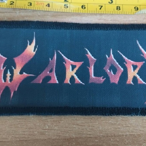 Warlord embroidered patch like new