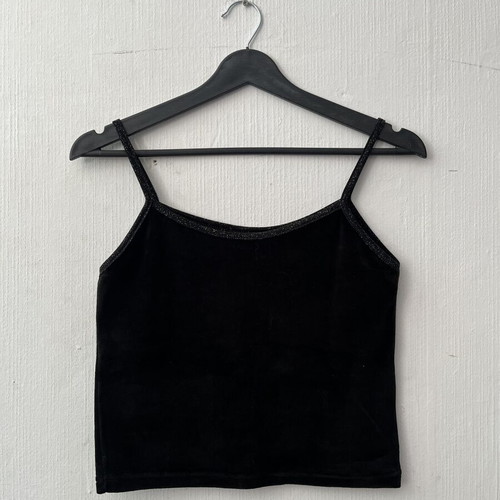 Vintage crop top size M black like new